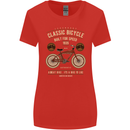 Bike Built for Speed Cycling Bicycle Womens Wider Cut T-Shirt Red