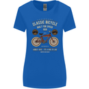 Bike Built for Speed Cycling Bicycle Womens Wider Cut T-Shirt Royal Blue