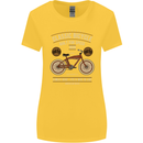 Bike Built for Speed Cycling Bicycle Womens Wider Cut T-Shirt Yellow