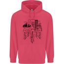 Bike Ride Cycling Cyclist Bicycle Road MTB Childrens Kids Hoodie Heliconia