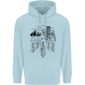 Bike Ride Cycling Cyclist Bicycle Road MTB Childrens Kids Hoodie Light Blue
