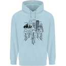 Bike Ride Cycling Cyclist Bicycle Road MTB Childrens Kids Hoodie Light Blue