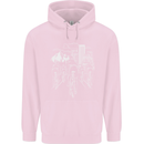 Bike Ride Cycling Cyclist Bicycle Road MTB Childrens Kids Hoodie Light Pink