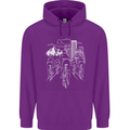 Bike Ride Cycling Cyclist Bicycle Road MTB Childrens Kids Hoodie Purple
