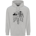Bike Ride Cycling Cyclist Bicycle Road MTB Childrens Kids Hoodie Sports Grey