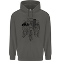 Bike Ride Cycling Cyclist Bicycle Road MTB Childrens Kids Hoodie Storm Grey