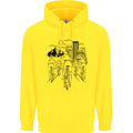 Bike Ride Cycling Cyclist Bicycle Road MTB Childrens Kids Hoodie Yellow