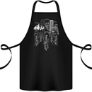 Bike Ride Cycling Cyclist Bicycle Road MTB Cotton Apron 100% Organic Black