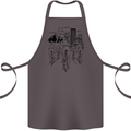 Bike Ride Cycling Cyclist Bicycle Road MTB Cotton Apron 100% Organic Dark Grey
