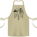 Bike Ride Cycling Cyclist Bicycle Road MTB Cotton Apron 100% Organic Khaki