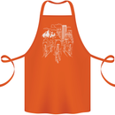 Bike Ride Cycling Cyclist Bicycle Road MTB Cotton Apron 100% Organic Orange
