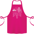 Bike Ride Cycling Cyclist Bicycle Road MTB Cotton Apron 100% Organic Pink