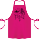 Bike Ride Cycling Cyclist Bicycle Road MTB Cotton Apron 100% Organic Pink