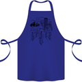 Bike Ride Cycling Cyclist Bicycle Road MTB Cotton Apron 100% Organic Royal Blue