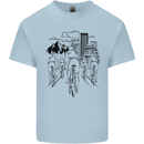 Bike Ride Cycling Cyclist Bicycle Road MTB Kids T-Shirt Childrens Light Blue