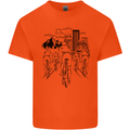 Bike Ride Cycling Cyclist Bicycle Road MTB Kids T-Shirt Childrens Orange