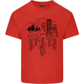 Bike Ride Cycling Cyclist Bicycle Road MTB Kids T-Shirt Childrens Red