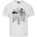 Bike Ride Cycling Cyclist Bicycle Road MTB Kids T-Shirt Childrens White