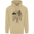 Bike Ride Cycling Cyclist Bicycle Road MTB Mens 80% Cotton Hoodie Sand