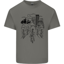 Bike Ride Cycling Cyclist Bicycle Road MTB Mens Cotton T-Shirt Tee Top Charcoal