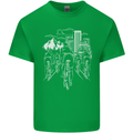 Bike Ride Cycling Cyclist Bicycle Road MTB Mens Cotton T-Shirt Tee Top Irish Green