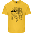 Bike Ride Cycling Cyclist Bicycle Road MTB Mens Cotton T-Shirt Tee Top Yellow