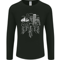 Bike Ride Cycling Cyclist Bicycle Road MTB Mens Long Sleeve T-Shirt Black