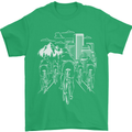 Bike Ride Cycling Cyclist Bicycle Road MTB Mens T-Shirt Cotton Gildan Irish Green