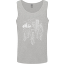 Bike Ride Cycling Cyclist Bicycle Road MTB Mens Vest Tank Top Sports Grey