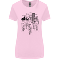 Bike Ride Cycling Cyclist Bicycle Road MTB Womens Wider Cut T-Shirt Light Pink