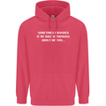 Bike Thinks of Me Cycling Biker Motorbike Childrens Kids Hoodie Heliconia