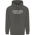 Bike Thinks of Me Cycling Biker Motorbike Childrens Kids Hoodie Storm Grey