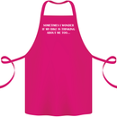 Bike Thinks of Me Cycling Biker Motorbike Cotton Apron 100% Organic Pink