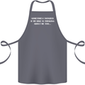 Bike Thinks of Me Cycling Biker Motorbike Cotton Apron 100% Organic Steel