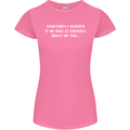 Bike Thinks of Me Cycling Biker Motorbike Womens Petite Cut T-Shirt Azalea