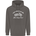 Bike for My Wife Best Swap Ever Motorcycle Mens 80% Cotton Hoodie Charcoal