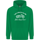 Bike for My Wife Best Swap Ever Motorcycle Mens 80% Cotton Hoodie Irish Green