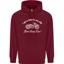 Bike for My Wife Best Swap Ever Motorcycle Mens 80% Cotton Hoodie Maroon