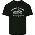 Bike for My Wife Best Swap Ever Motorcycle Mens Cotton T-Shirt Tee Top Black