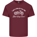 Bike for My Wife Best Swap Ever Motorcycle Mens Cotton T-Shirt Tee Top Maroon