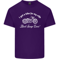 Bike for My Wife Best Swap Ever Motorcycle Mens Cotton T-Shirt Tee Top Purple