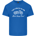 Bike for My Wife Best Swap Ever Motorcycle Mens Cotton T-Shirt Tee Top Royal Blue
