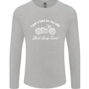 Bike for My Wife Best Swap Ever Motorcycle Mens Long Sleeve T-Shirt Sports Grey