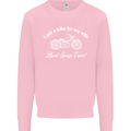 Bike for My Wife Best Swap Ever Motorcycle Mens Sweatshirt Jumper Light Pink