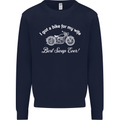 Bike for My Wife Best Swap Ever Motorcycle Mens Sweatshirt Jumper Navy Blue