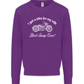 Bike for My Wife Best Swap Ever Motorcycle Mens Sweatshirt Jumper Purple