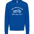 Bike for My Wife Best Swap Ever Motorcycle Mens Sweatshirt Jumper Royal Blue