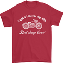Bike for My Wife Best Swap Ever Motorcycle Mens T-Shirt Cotton Gildan Red