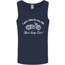 Bike for My Wife Best Swap Ever Motorcycle Mens Vest Tank Top Navy Blue