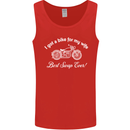 Bike for My Wife Best Swap Ever Motorcycle Mens Vest Tank Top Red